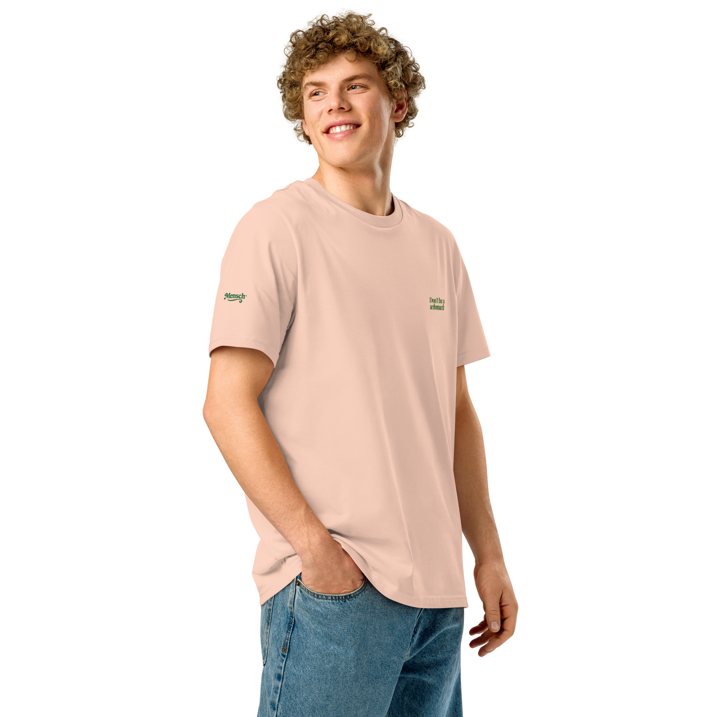 Schmuck Organic Cotton Tee Salmon Pink