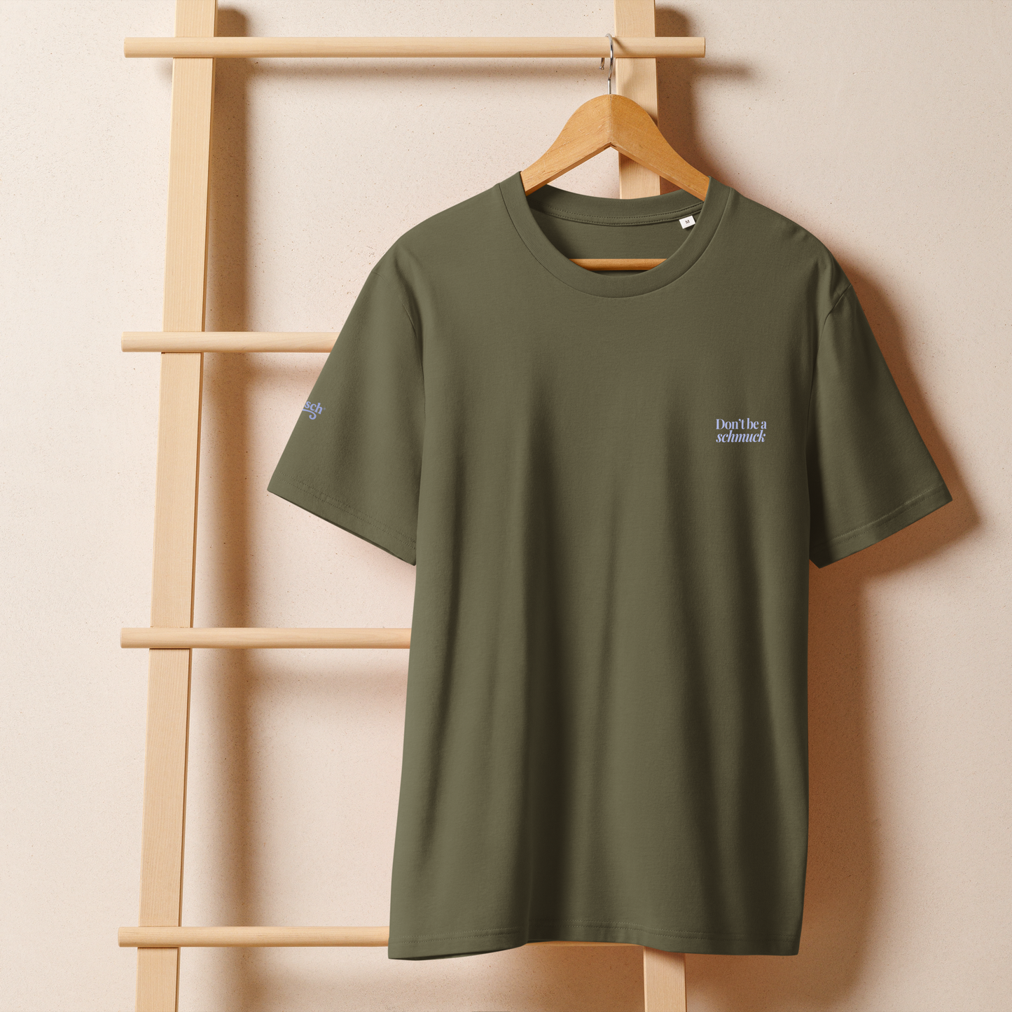 Schmuck Organic Cotton Tee Olive Green