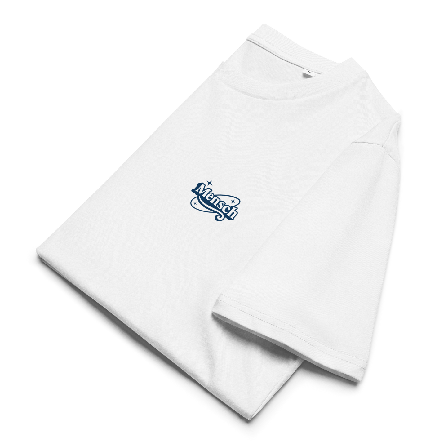 Mensch Logo Organic Cotton Tee White